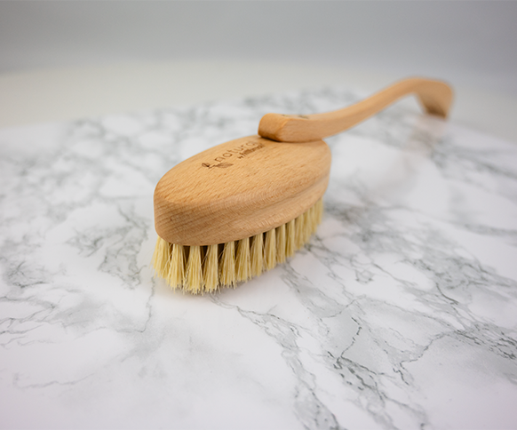 Stiff Long Handled Bath Brush